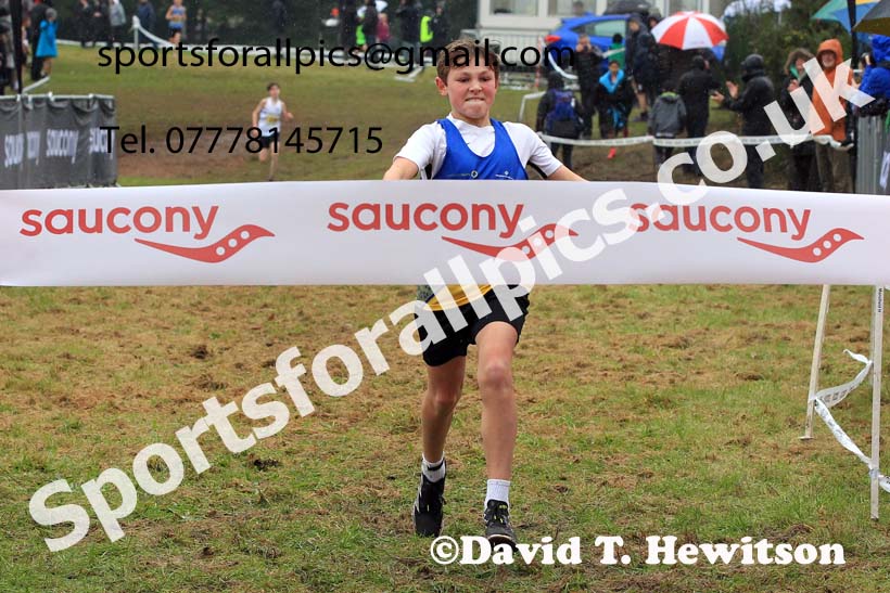 Boys Under-13s 2023 National Cross Country Relays, Berry Hill Park, Mansfield.  Photo: David T. Hewitson/Sports for All Pics
